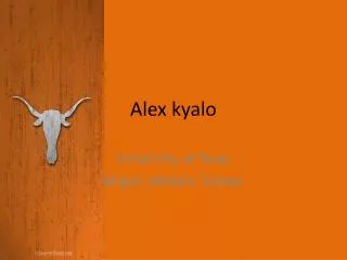 alex kyalo