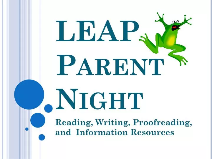leap parent night