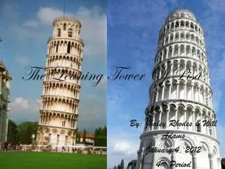 The Leaning Tower Of Pisa