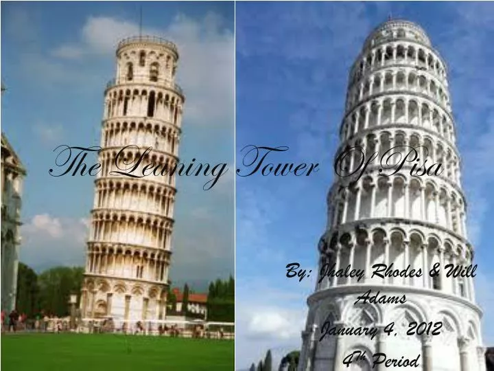 the leaning tower of pisa