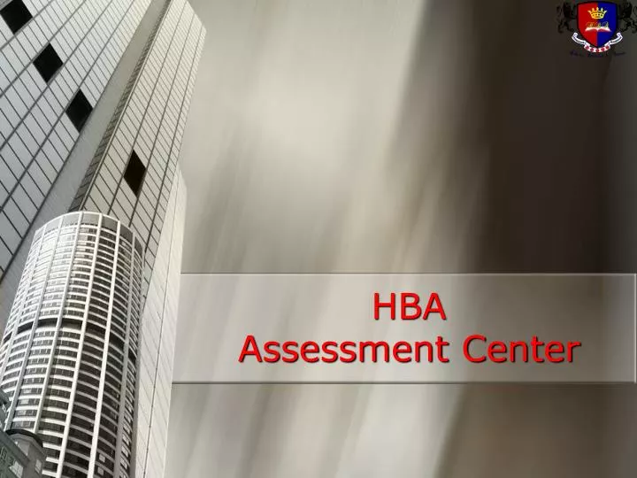 hba assessment center