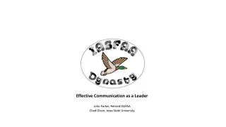 Effective Communication as a Leader