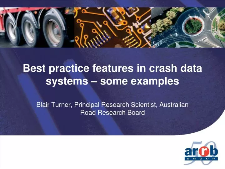 best practice features in crash data systems some examples