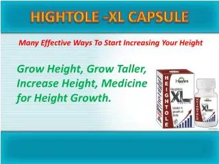 Hightole-xl capsule