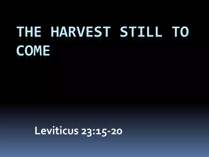 leviticus 23 15 20