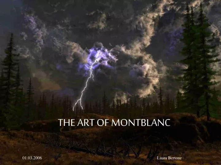 the art of montblanc