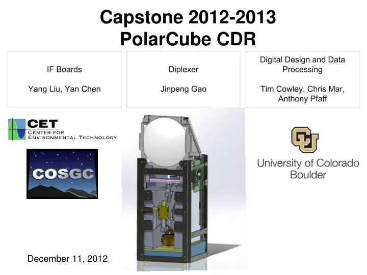 capstone 2012 2013 polarcube cdr