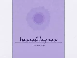 Hannah Layman