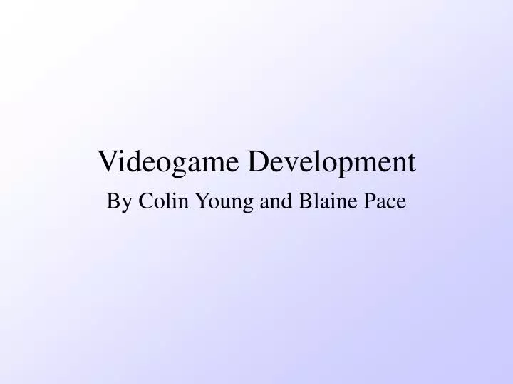 videogame development