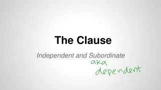 the clause