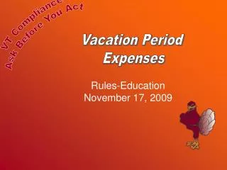 Rules-Education November 17, 2009