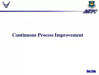 Continuous Process Improvement