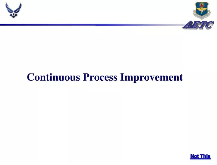 continuous process improvement
