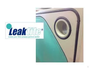 Upgrade filter press performance by leakage free Leak-tite ® filterplates and cloths