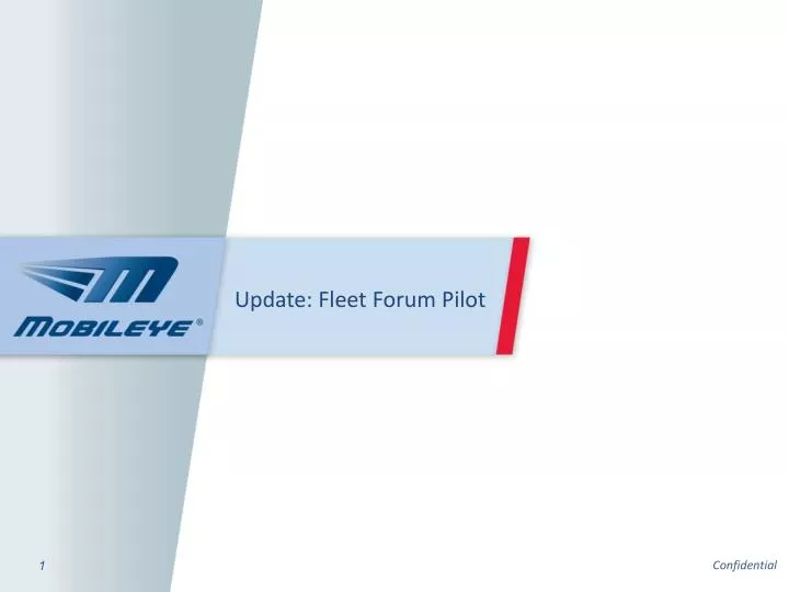 update fleet forum pilot