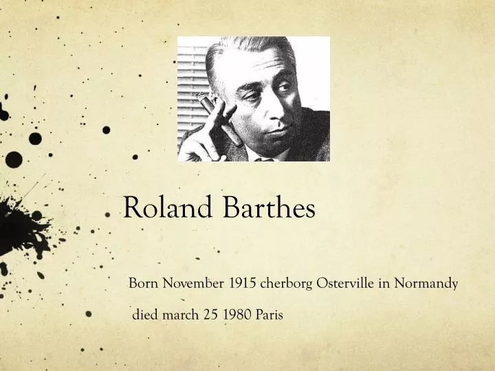 roland barthes