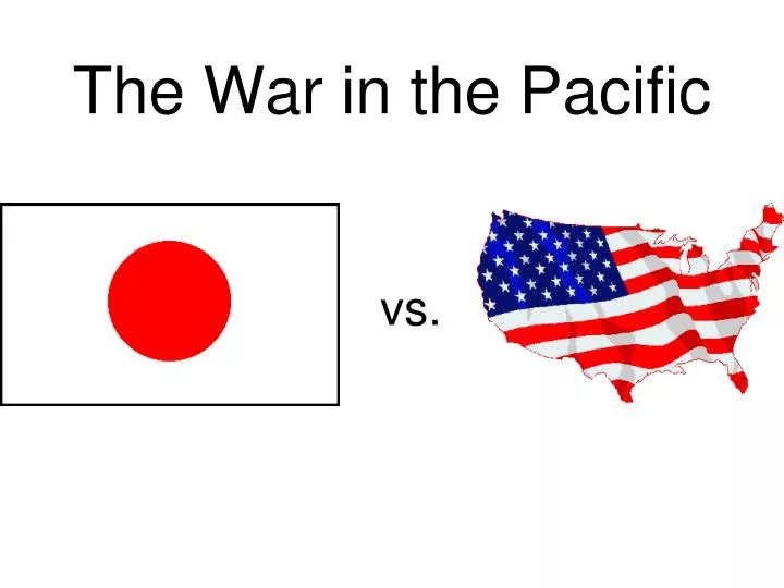 the war in the pacific