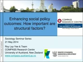 Enhancing social policy outcomes: How important are structural factors?