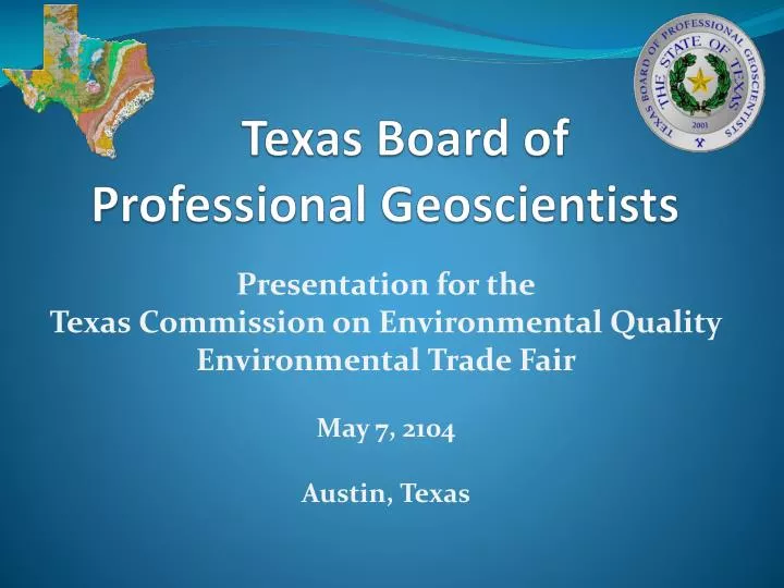 texas board of professional geoscientists
