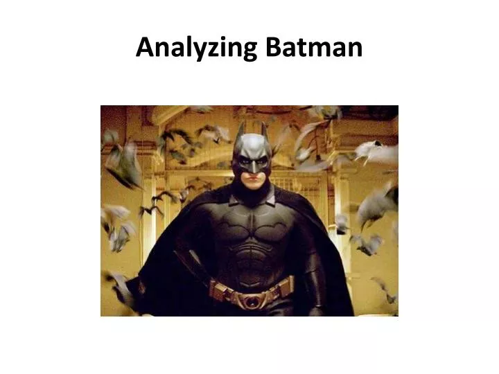 analyzing batman