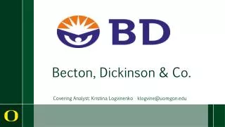 Becton, Dickinson &amp; Co.