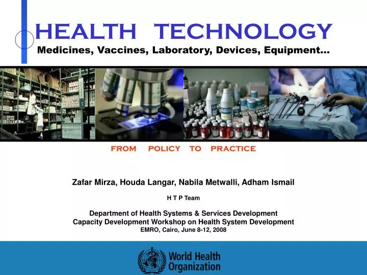 health technology medicines vaccines laboratory devices equipment