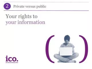 Private versus public