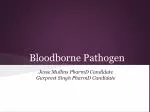 Bloodborne Pathogen - slide 1