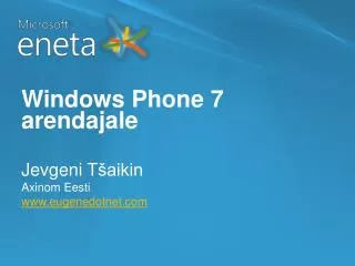 Windows Phone 7 arendajale