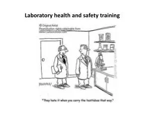 Laboratory health and safety training