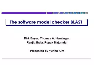 The software model checker BLAST