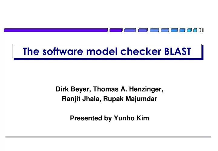 the software model checker blast