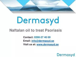 Naftalan oil to tret Psoriasis