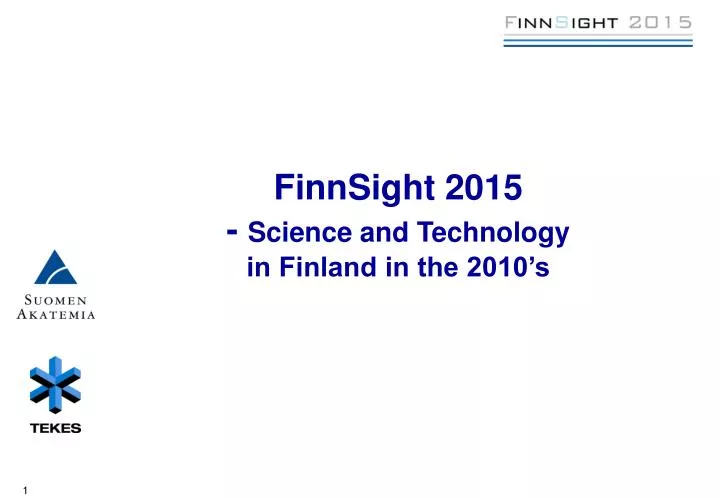 finnsight 2015 science and technology in finland in the 2010 s