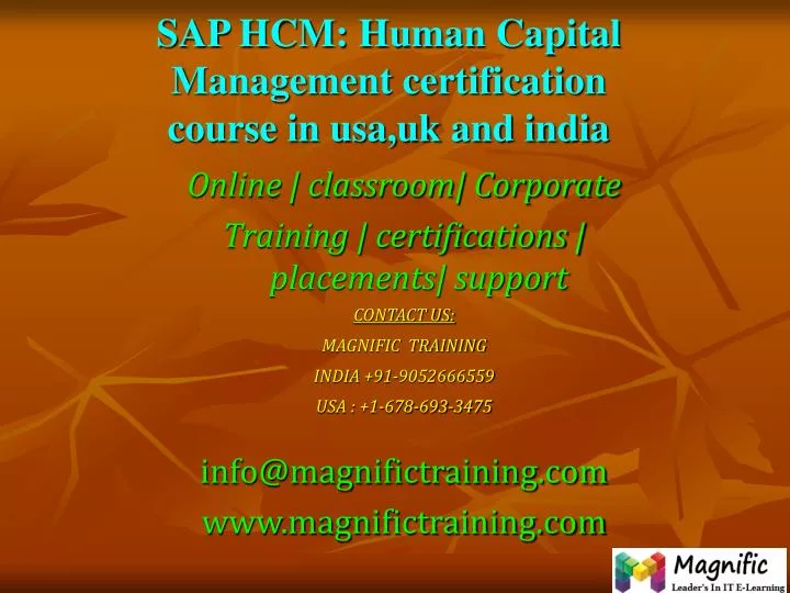 sap hcm human capital management certification course in usa uk and india