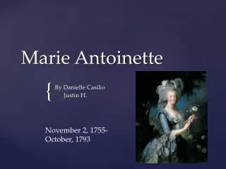 Marie Antoinette