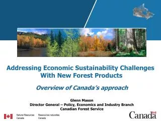 Addressing Economic Sustainability Challenges With New Forest Products