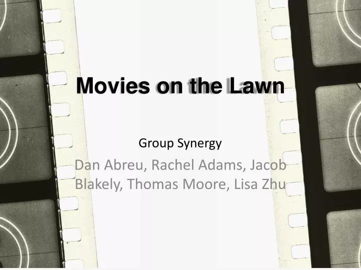 movies on the lawn