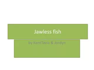 Jawless fish