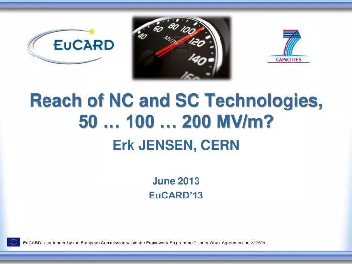 reach of nc and sc technologies 50 100 200 mv m