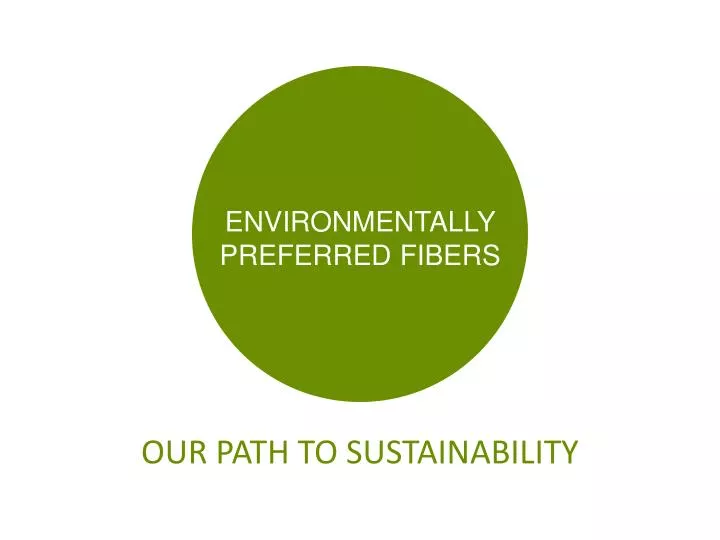 environmentally preferred fibers