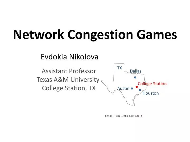 network congestion games
