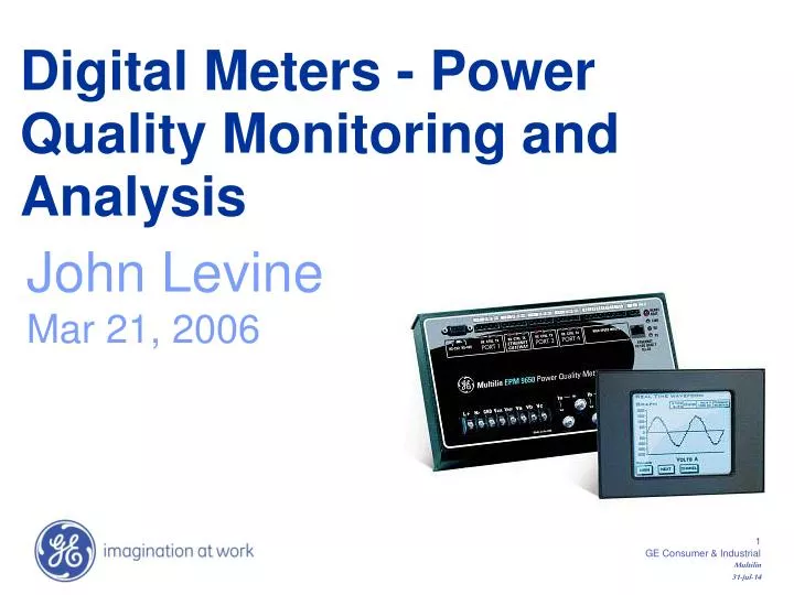 digital meters power quality monitoring and analysis