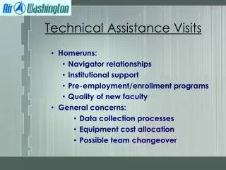 Homeruns: Navigator relationships Institutional support Pre-employment/enrollment programs