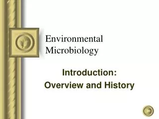 Environmental Microbiology