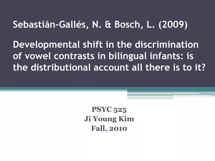 psyc 525 ji young kim fall 2010