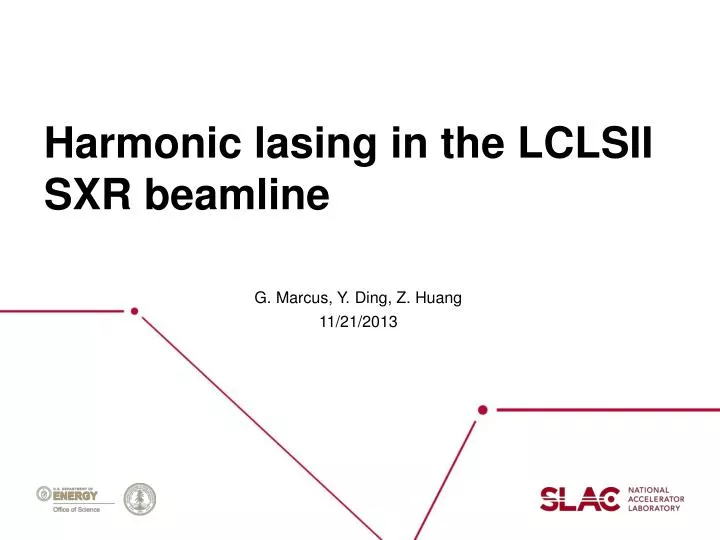 harmonic lasing in the lclsii sxr beamline