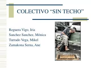 colectivo sin techo