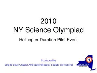 2010 NY Science Olympiad