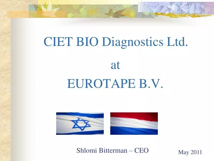 ciet bio diagnostics ltd